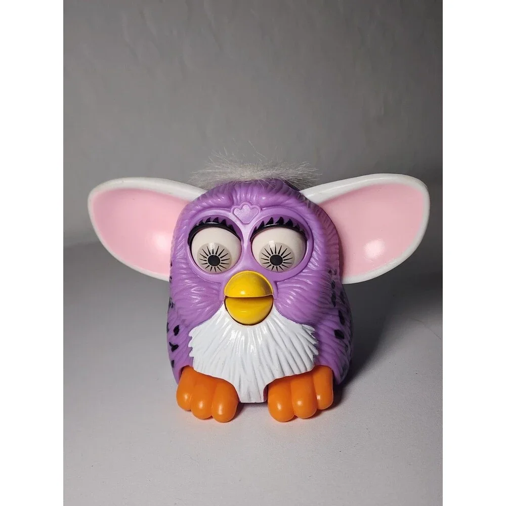 Vintage McDonald’s Furby Toy Lot of 6 1998White Blue Pink Orange Green Pur